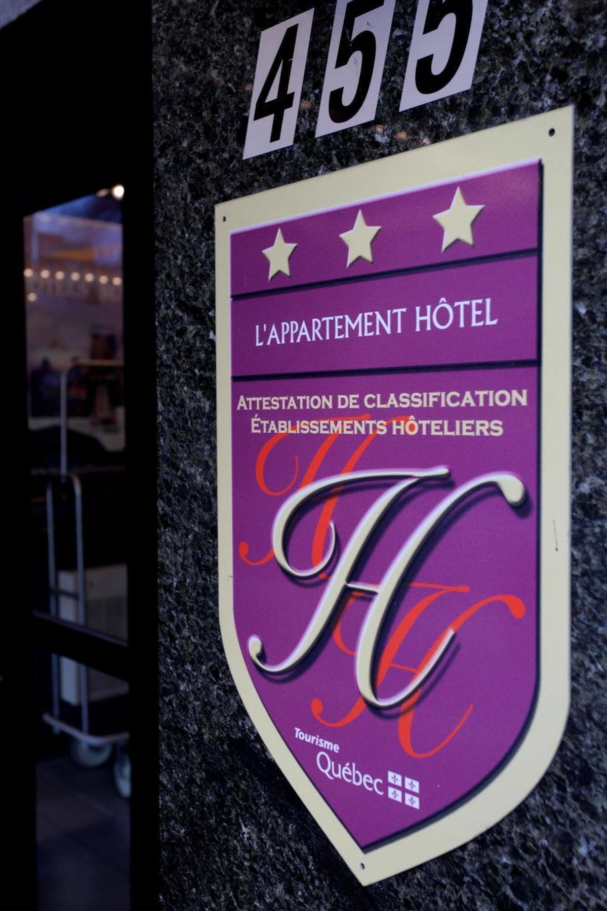 L'Appartement Hotel Montreal Exterior foto